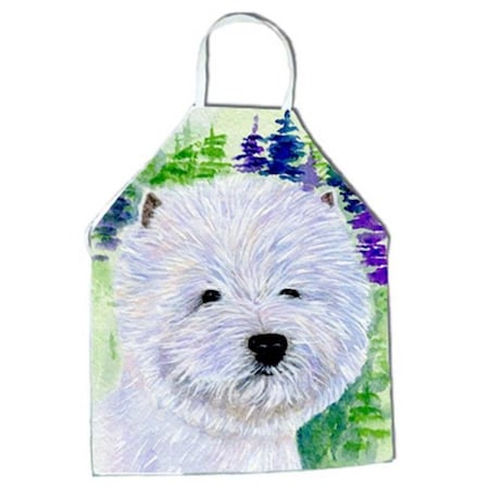 Carolines Treasures Carolines Treasures SS8002APRON Westie Apron - 27 H x 31 W in. SS8002APRON